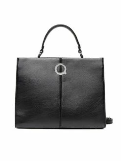 QUAZI Γυναίκες Τσάντες με Χερούλι Τσάντα MQT-J-019-02 Μαύρο