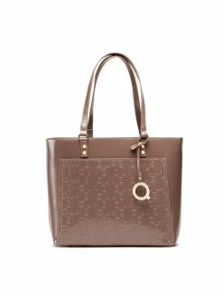 QUAZI Γυναίκες Τσάντες με Χερούλι Τσάντα MQT-J-012-02 Καφέ