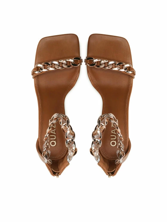 QUAZI Γυναίκες Σανδάλια WFA1729-1 Καφέ 6 QUAZI Γυναίκες Σανδάλια WFA1729-1 Καφέ - Image 6