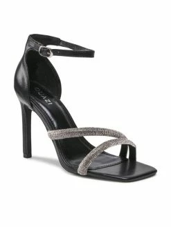 QUAZI Γυναίκες Σανδάλια LS5713-02 Μαύρο