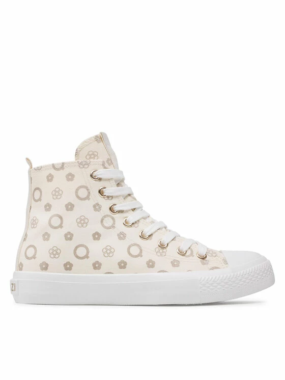 QUAZI Γυναίκες Κλειστά Παπούτσια Sneakers WSK1334-27 Μπεζ 4 QUAZI Γυναίκες Κλειστά Παπούτσια Sneakers WSK1334-27 Μπεζ - Image 4