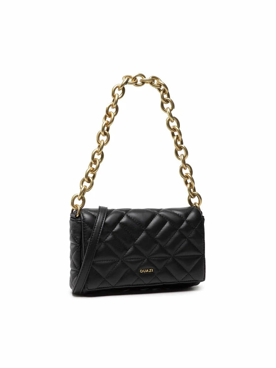QUAZI Γυναίκες Τσάντες με Χερούλι Τσάντα MQH-C-001-10-01 Μαύρο 3 QUAZI Γυναίκες Τσάντες με Χερούλι Τσάντα MQH-C-001-10-01 Μαύρο - Image 3
