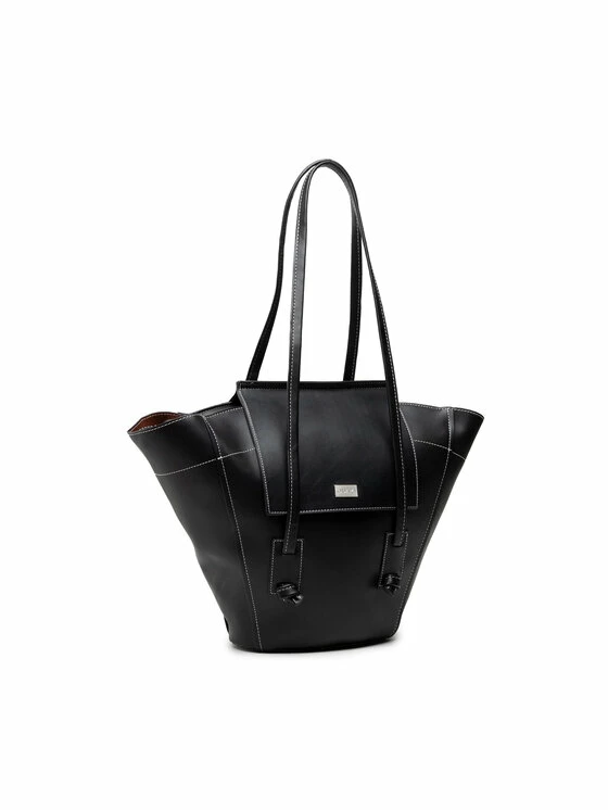 QUAZI Γυναίκες Τσάντες με Χερούλι Τσάντα MQT-A-003-10-01 Μαύρο 2 QUAZI Γυναίκες Τσάντες με Χερούλι Τσάντα MQT-A-003-10-01 Μαύρο - Image 2