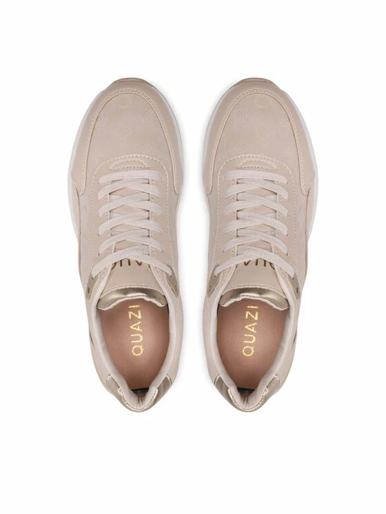 QUAZI Γυναίκες Αθλητικά WS5706-05 Μπεζ 6 QUAZI Γυναίκες Αθλητικά WS5706-05 Μπεζ - Image 6
