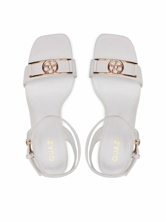 QUAZI Γυναίκες Σανδάλια LS5454-07 Λευκό 6 QUAZI Γυναίκες Σανδάλια LS5454-07 Λευκό - Image 6
