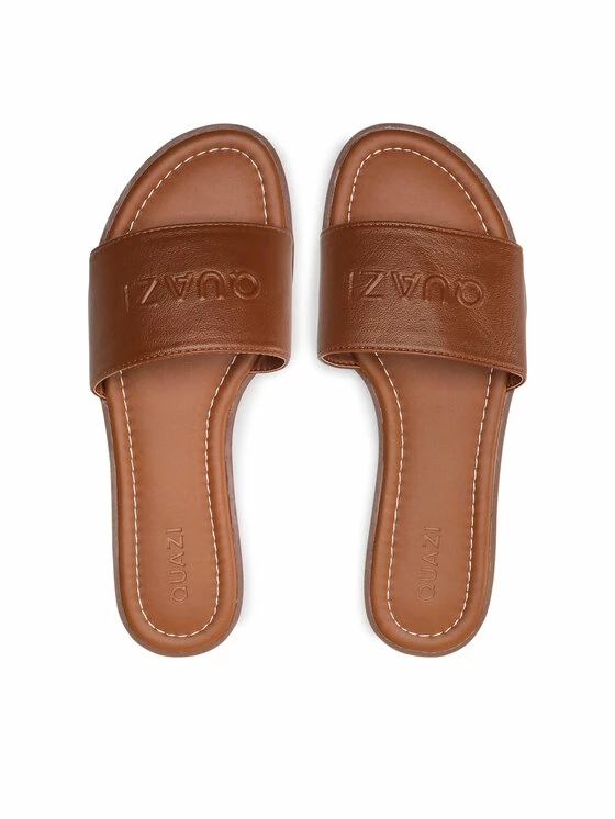 QUAZI Γυναίκες Παντόφλες LS5694-03 Καφέ 6 QUAZI Γυναίκες Παντόφλες LS5694-03 Καφέ - Image 6