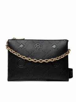 QUAZI Γυναίκες Τσάντες Χιαστί Τσάντα MQR-J-008-10-01 Μαύρο