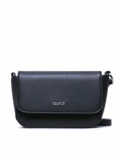 QUAZI Γυναίκες Τσάντες Χιαστί Τσάντα MQR-J-014-10-01 Μαύρο