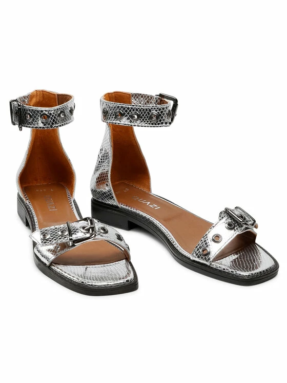 QUAZI Γυναίκες Σανδάλια QZ-58-04-000660 Ασημί 5 QUAZI Γυναίκες Σανδάλια QZ-58-04-000660 Ασημί - Image 5