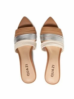 QUAZI Γυναίκες Παντόφλες QZ-47-06-000999 Καφέ -Quazi Κατάστημα unnamed file 1721