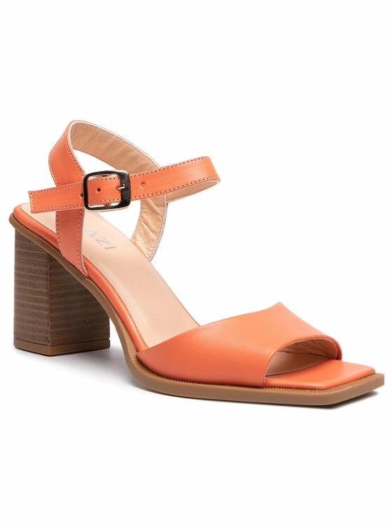 QUAZI Γυναίκες Σανδάλια QZ-81-06-001103 Πορτοκαλί 1 QUAZI Γυναίκες Σανδάλια QZ-81-06-001103 Πορτοκαλί