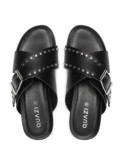 QUAZI Γυναίκες Παντόφλες QZ-76-06-001015 Μαύρο -Quazi Κατάστημα unnamed file 1865