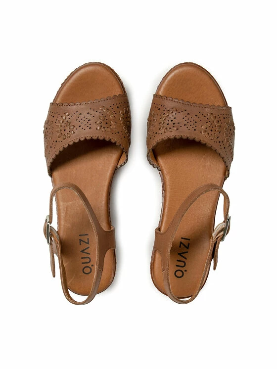QUAZI Γυναίκες Σανδάλια QZ-55-06-001009 Καφέ 6 QUAZI Γυναίκες Σανδάλια QZ-55-06-001009 Καφέ - Image 6