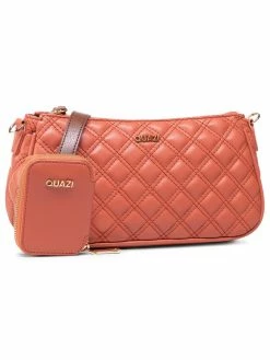 QUAZI Γυναίκες Τσάντες με Χερούλι Τσάντα RX90039 Πορτοκαλί