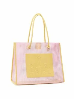 QUAZI Γυναίκες Τσάντες με Χερούλι Τσάντα RX90014 Ροζ