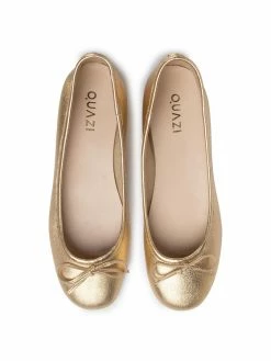 QUAZI Γυναίκες Μπαλαρίνες QZ-58-04-000537 Χρυσό -Quazi Κατάστημα unnamed file 202