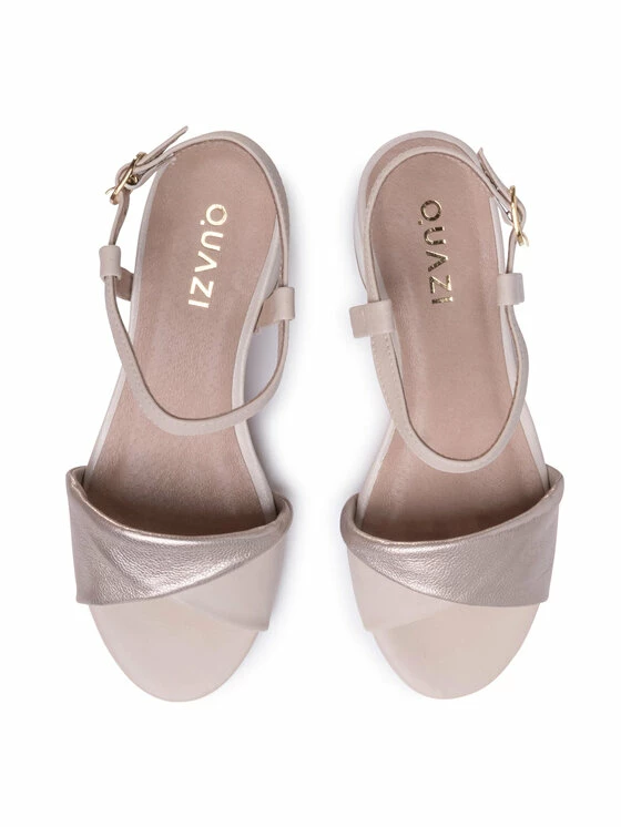 QUAZI Γυναίκες Σανδάλια QZ-69-04-000699 Μπεζ 5 QUAZI Γυναίκες Σανδάλια QZ-69-04-000699 Μπεζ - Image 5