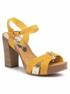 QUAZI Γυναίκες Σανδάλια QZ-67-04-000669 Κίτρινο
