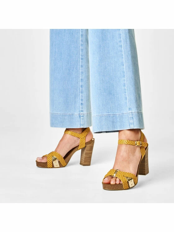 QUAZI Γυναίκες Σανδάλια QZ-67-04-000669 Κίτρινο 2 QUAZI Γυναίκες Σανδάλια QZ-67-04-000669 Κίτρινο - Image 2