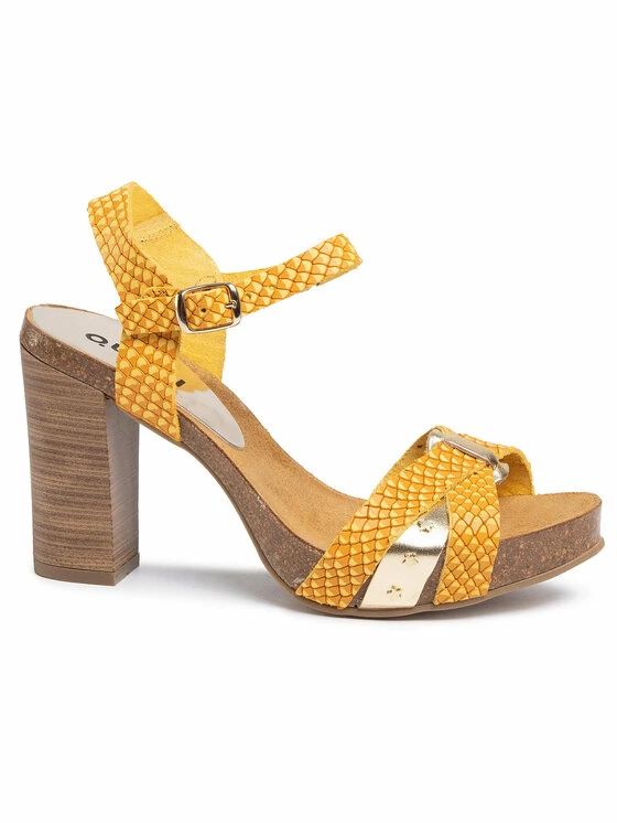 QUAZI Γυναίκες Σανδάλια QZ-67-04-000669 Κίτρινο 3 QUAZI Γυναίκες Σανδάλια QZ-67-04-000669 Κίτρινο - Image 3