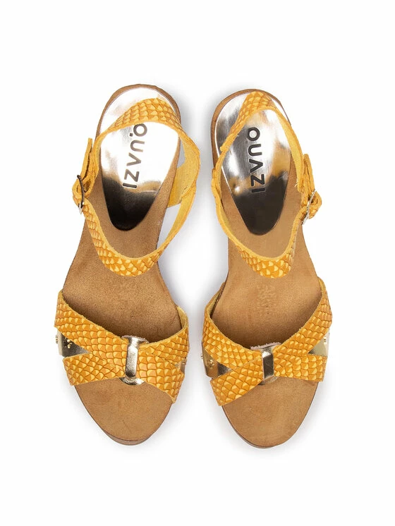 QUAZI Γυναίκες Σανδάλια QZ-67-04-000669 Κίτρινο 6 QUAZI Γυναίκες Σανδάλια QZ-67-04-000669 Κίτρινο - Image 6
