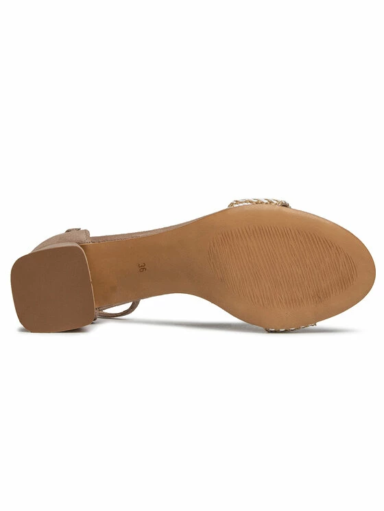 QUAZI Γυναίκες Σανδάλια QZ-15-04-000591 Μπεζ 4 QUAZI Γυναίκες Σανδάλια QZ-15-04-000591 Μπεζ - Image 4