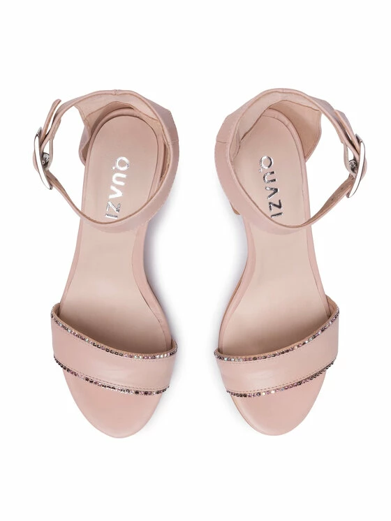 QUAZI Γυναίκες Σανδάλια QZ-15-04-000584 Μπεζ 5 QUAZI Γυναίκες Σανδάλια QZ-15-04-000584 Μπεζ - Image 5