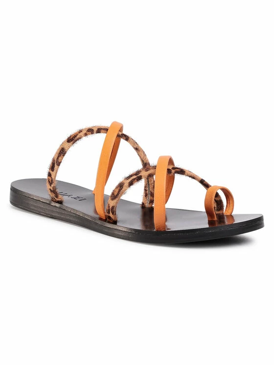 QUAZI Γυναίκες Σαγιονάρες QZ-18-04-000522 Πορτοκαλί 1 QUAZI Γυναίκες Σαγιονάρες QZ-18-04-000522 Πορτοκαλί