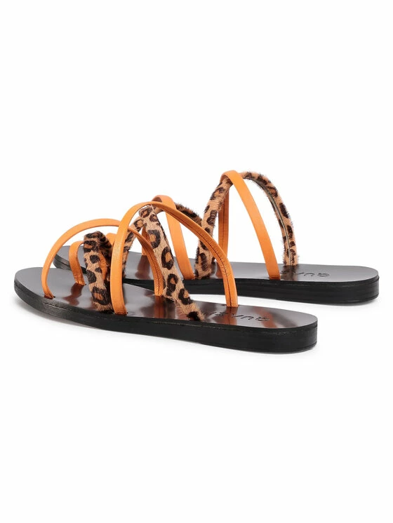 QUAZI Γυναίκες Σαγιονάρες QZ-18-04-000522 Πορτοκαλί 3 QUAZI Γυναίκες Σαγιονάρες QZ-18-04-000522 Πορτοκαλί - Image 3