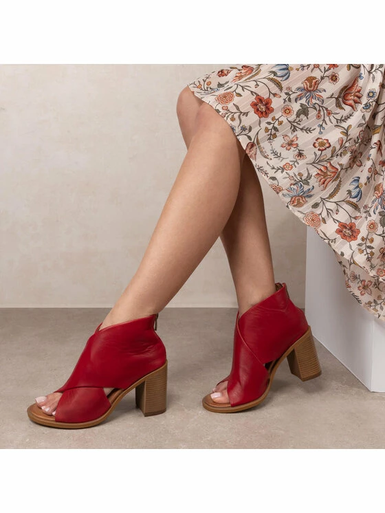 QUAZI Γυναίκες Σανδάλια QZ-55-04-000490 Κόκκινο 2 QUAZI Γυναίκες Σανδάλια QZ-55-04-000490 Κόκκινο - Image 2