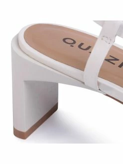 QUAZI Γυναίκες Σανδάλια QZ-49-04-000435 Λευκό Μπεζ -Quazi Κατάστημα unnamed file 2234