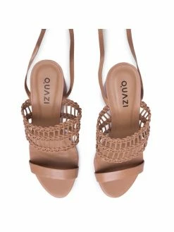 QUAZI Γυναίκες Σανδάλια QZ-49-04-000428 Καφέ -Quazi Κατάστημα unnamed file 2239