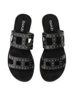 QUAZI Γυναίκες Παντόφλες QZ-22-02-000197 Μαύρο -Quazi Κατάστημα unnamed file 2263