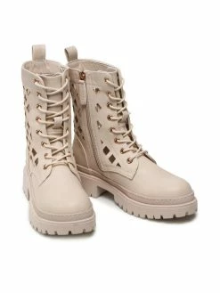 QUAZI Γυναίκες Biker Μποτάκια Ορειβατικά παπούτσια WS5680-02 Μπεζ -Quazi Κατάστημα unnamed file 538