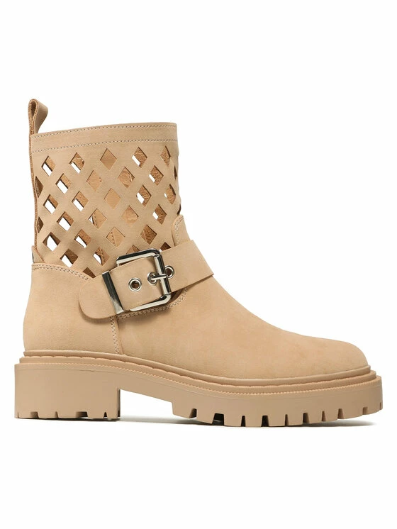 QUAZI Γυναίκες Biker Μποτάκια Μποτάκια WS5618-09 Μπεζ 2 QUAZI Γυναίκες Biker Μποτάκια Μποτάκια WS5618-09 Μπεζ - Image 2