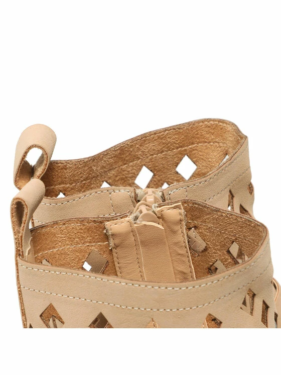 QUAZI Γυναίκες Biker Μποτάκια Μποτάκια WS5618-09 Μπεζ 6 QUAZI Γυναίκες Biker Μποτάκια Μποτάκια WS5618-09 Μπεζ - Image 6