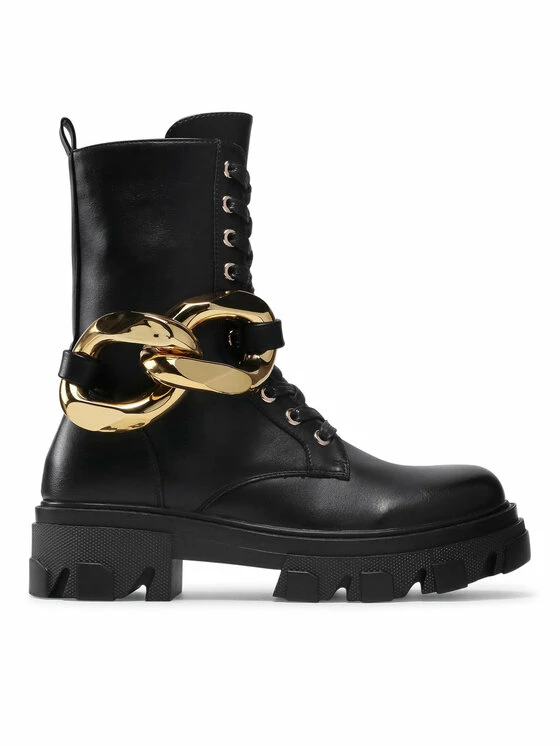 QUAZI Γυναίκες Biker Μποτάκια Μποτάκια HL13107-8A Μαύρο 2 QUAZI Γυναίκες Biker Μποτάκια Μποτάκια HL13107-8A Μαύρο - Image 2