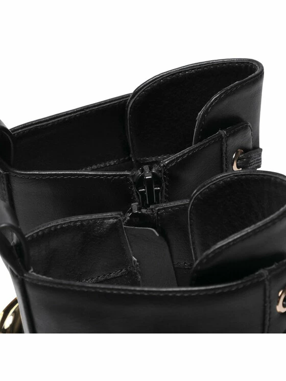 QUAZI Γυναίκες Biker Μποτάκια Μποτάκια HL13107-8A Μαύρο 6 QUAZI Γυναίκες Biker Μποτάκια Μποτάκια HL13107-8A Μαύρο - Image 6