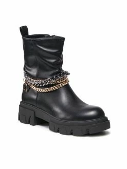 QUAZI Γυναίκες Biker Μποτάκια Μποτάκια WS5598-21 Μαύρο