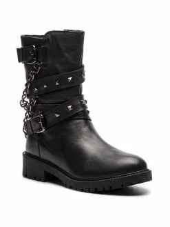 QUAZI Γυναίκες Biker Μποτάκια Μποτάκια QZ-02-01-000042 Μαύρο