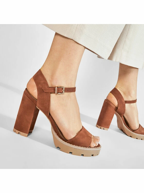 QUAZI Γυναίκες Σανδάλια QZ-49-06-001077 Καφέ 2 QUAZI Γυναίκες Σανδάλια QZ-49-06-001077 Καφέ - Image 2