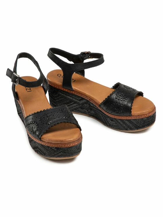 QUAZI Γυναίκες Σανδάλια QZ-55-06-001009 Μαύρο 5 QUAZI Γυναίκες Σανδάλια QZ-55-06-001009 Μαύρο - Image 5