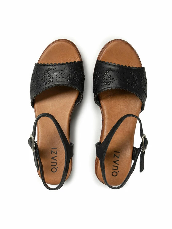 QUAZI Γυναίκες Σανδάλια QZ-55-06-001009 Μαύρο 6 QUAZI Γυναίκες Σανδάλια QZ-55-06-001009 Μαύρο - Image 6