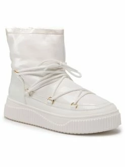 QUAZI Γυναίκες Biker Μποτάκια Μποτάκια WAG1156101A Λευκό