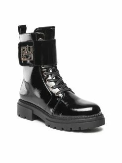 QUAZI Γυναίκες Biker Μποτάκια Ορειβατικά παπούτσια WS5579-39 Μαύρο