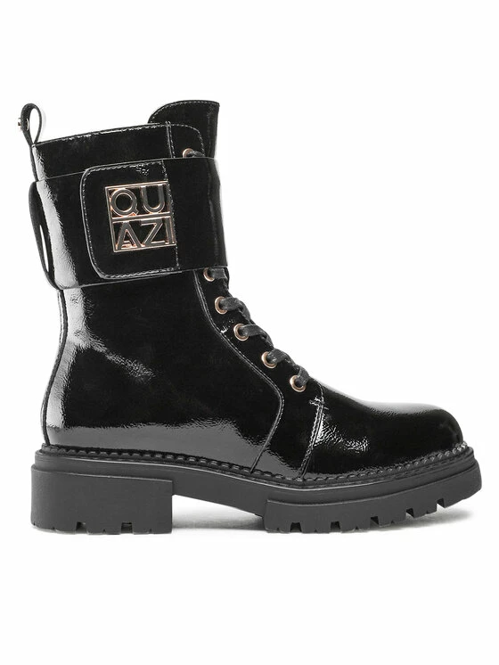 QUAZI Γυναίκες Biker Μποτάκια Ορειβατικά παπούτσια WS5579-39 Μαύρο 2 QUAZI Γυναίκες Biker Μποτάκια Ορειβατικά παπούτσια WS5579-39 Μαύρο - Image 2