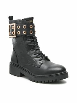 QUAZI Γυναίκες Biker Μποτάκια Ορειβατικά παπούτσια WS5601-13 Μαύρο