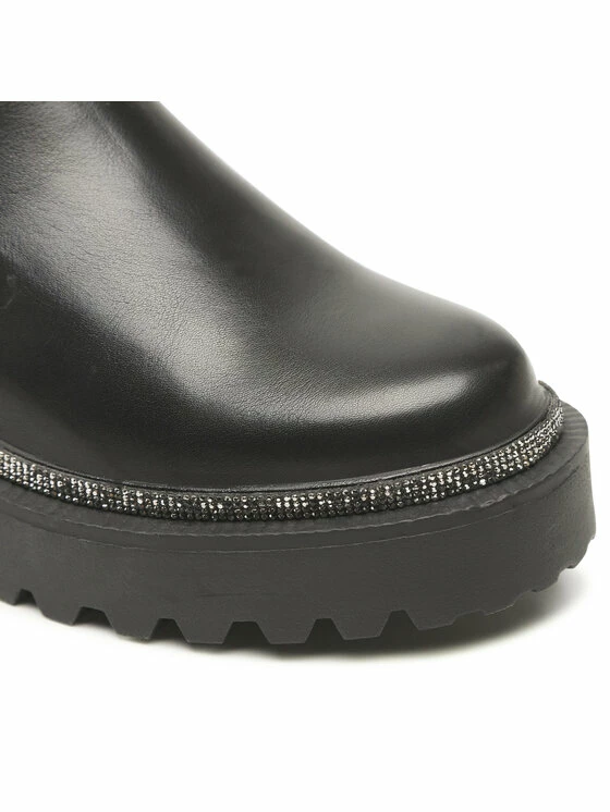 QUAZI Γυναίκες Biker Μποτάκια Μποτάκια με λάστιχο AL22AW-1042 Μαύρο 6 QUAZI Γυναίκες Biker Μποτάκια Μποτάκια με λάστιχο AL22AW-1042 Μαύρο - Image 6