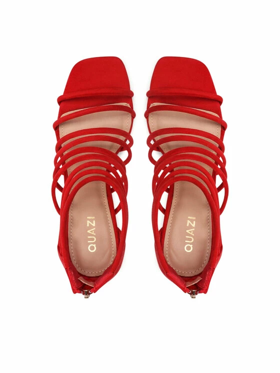 QUAZI Γυναίκες Σανδάλια LS5491-03 Κόκκινο 6 QUAZI Γυναίκες Σανδάλια LS5491-03 Κόκκινο - Image 6