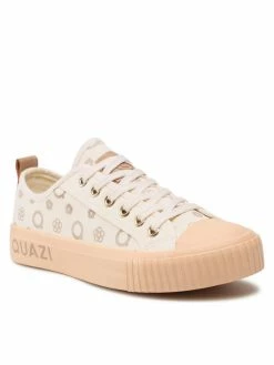 QUAZI Γυναίκες Κλειστά Παπούτσια Sneakers WSK1334-26 Μπεζ